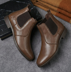 Leather Italian Chelsea Boot
