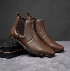 Leather Italian Chelsea Boot