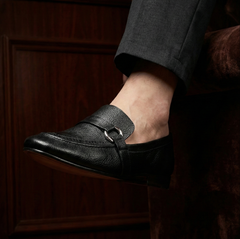 FoldEase Leather Loafers