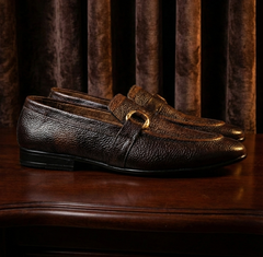 FoldEase Leather Loafers