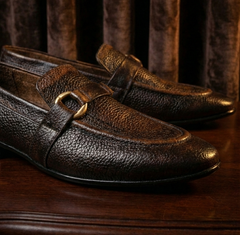 FoldEase Leather Loafers