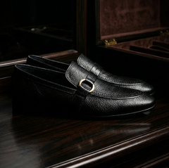 FoldEase Leather Loafers